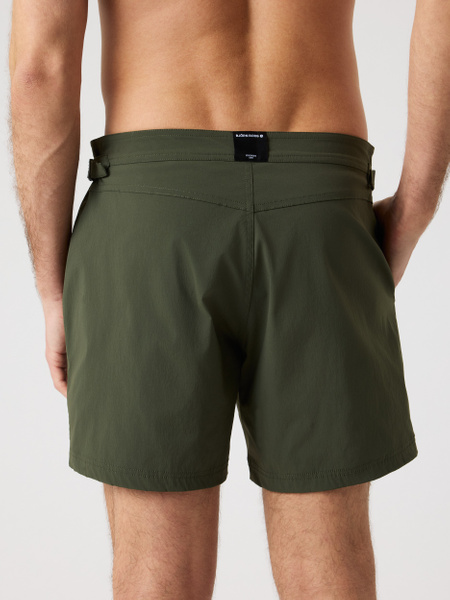 Björn Borg Tailored badshorts i grönt – snabbtorkande – baksida