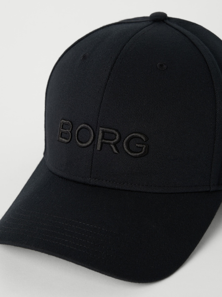 Björn Borg basebollkeps i återvunnen polyester, svart – baksida