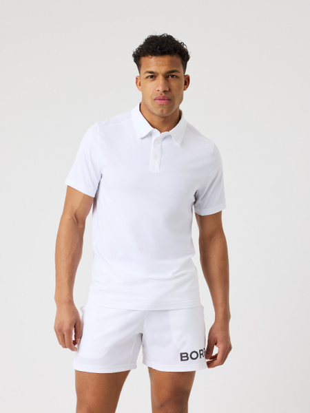 Björn Borg Borg Sports Polo Shirt Vit, XXL | Apparel & Accessories - Clothing - Shirts & Tops | ModeLejon