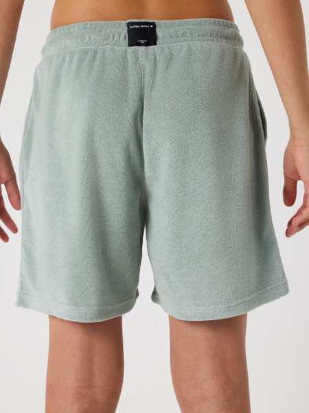 Björn Borg frottéshorts i grönt för barn – baksida