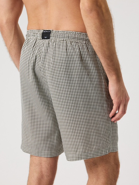 Björn Borg Lyocell resortshorts i svart för herr – baksida