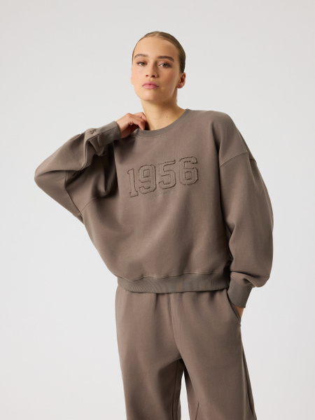 Björn Borg Studio Oversized Sweatshirt Brun, XXL | Apparel & Accessories - Clothing - Shirts & Tops | ModeLejon