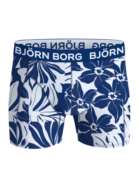 Björn Borg Bamboo Cotton boxer 2-pack i blått, extra mjuk känsla – baksida