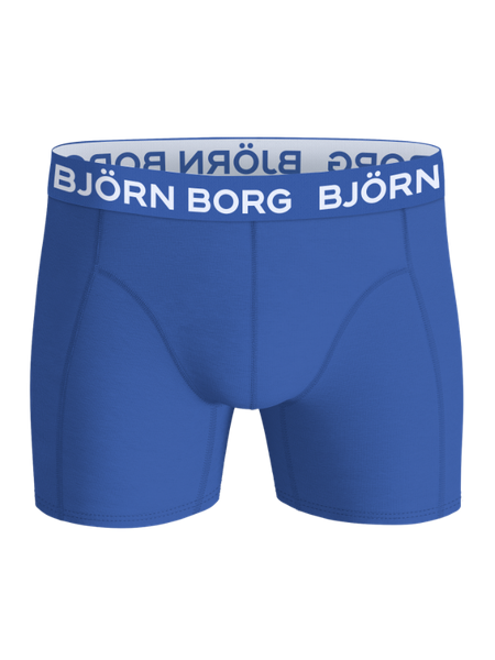 Björn Borg Cotton Stretch boxer 7-pack i blått – baksida