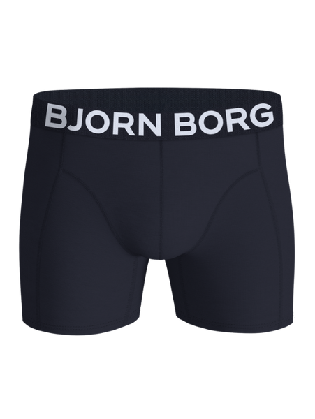 Björn Borg boxers i ekologisk bomull 3-pack, blå – baksida
