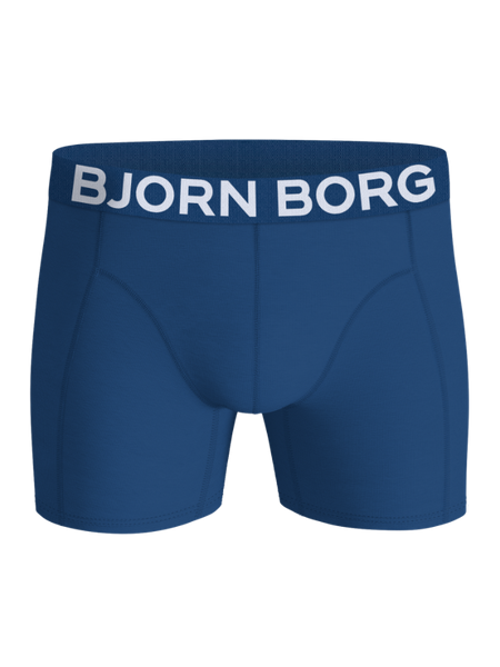 Björn Borg boxershorts ekologisk bomull, blå 3-pack – baksida