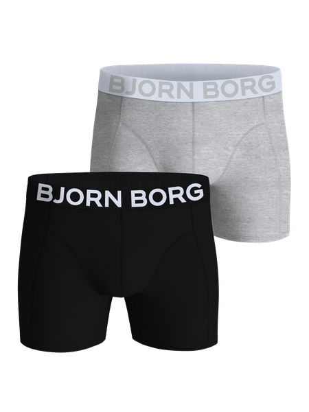 Björn Borg Organic Cotton Stretch Boxers 2-pack Svart, XS