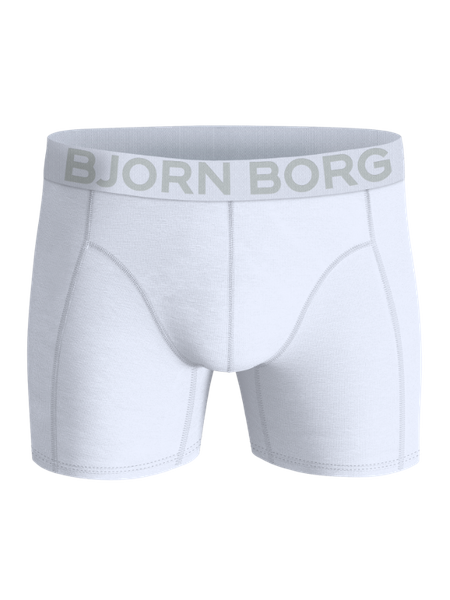 Björn Borg Organic Cotton Stretch boxers 2-pack, vit – baksida