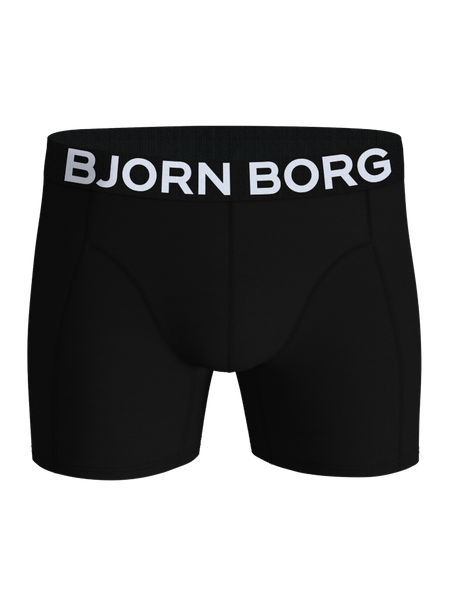 Björn Borg bomullsboxers 2-pack, svart herrkalsonger – baksida