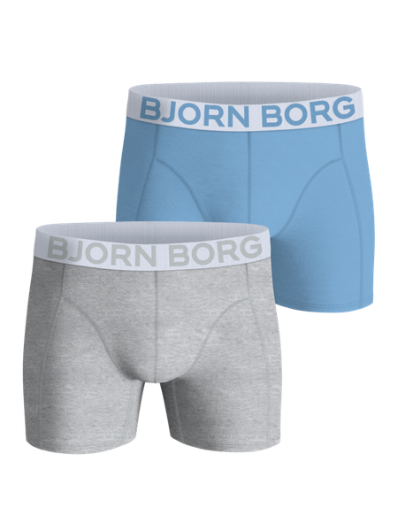 Björn Borg Organic Cotton Stretch Boxers 2-pack Blå, XXL | Apparel & Accessories - Clothing - Underwear & Socks - Underwear | ModeLejon