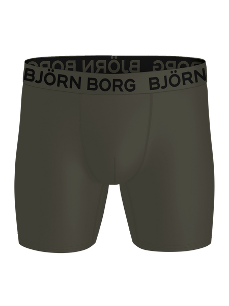 Björn Borg träningsboxers 5-pack i mikrofiber, svart – baksida
