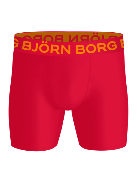 Björn Borg Sports microfiber boxer 3-pack i svart – baksida