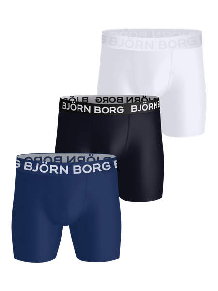 Björn Borg Sports Microfiber Boxers 3-pack Multi, XXL | Apparel & Accessories - Clothing - Underwear & Socks - Underwear | ModeLejon