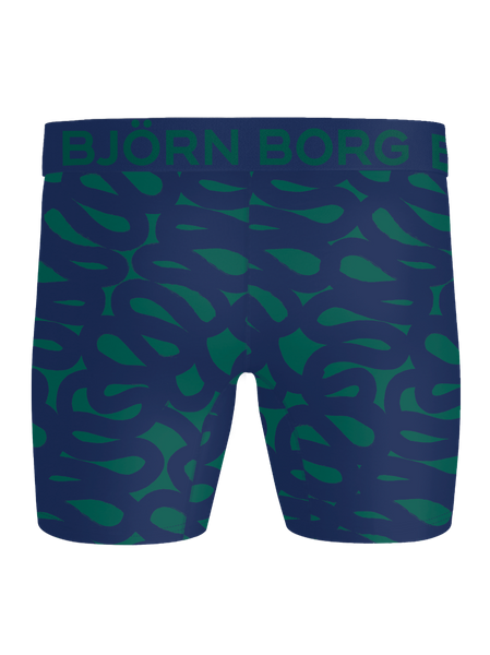 Björn Borg träningsboxer i mikrofiber – blå – baksida