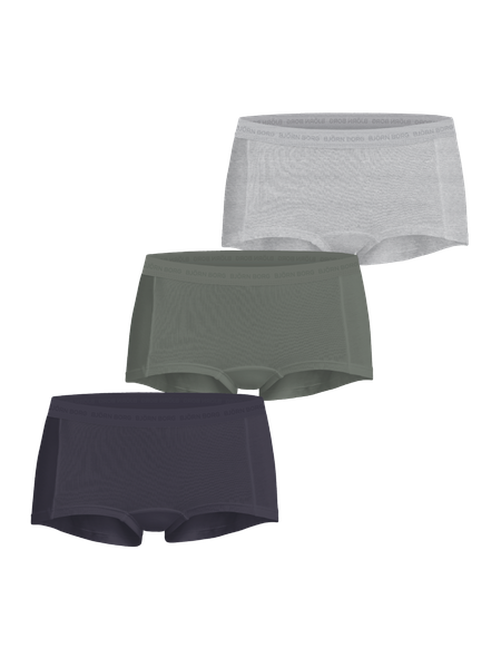Björn Borg Everyday Cotton Boxer Shorts 3-pack Grøn, XL