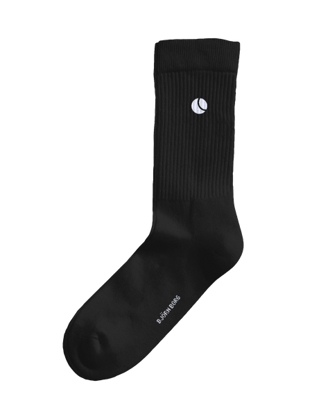 Björn Borg Classic crew-strumpor 3-pack i svart – baksida