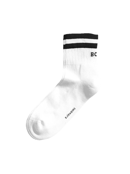 Björn Borg Classic mid ankle-strumpor 3-pack i vitt – baksida