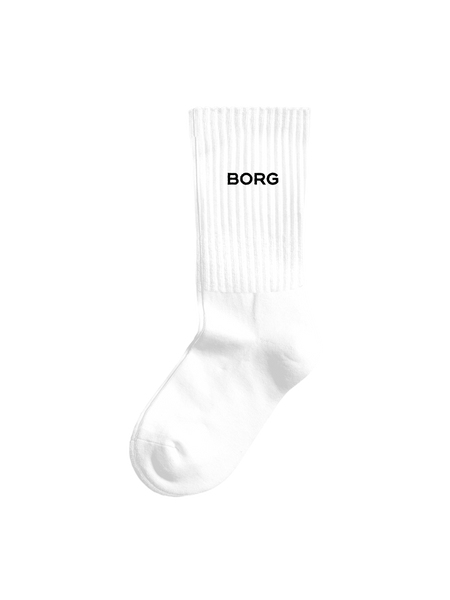 Björn Borg strumpor i bomull – 3-pack vita för barn – baksida
