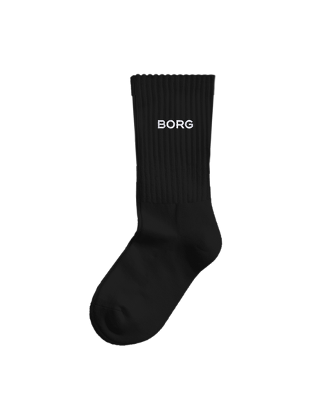 Björn Borg Essential crew-strumpor 3-pack svart, barn – baksida