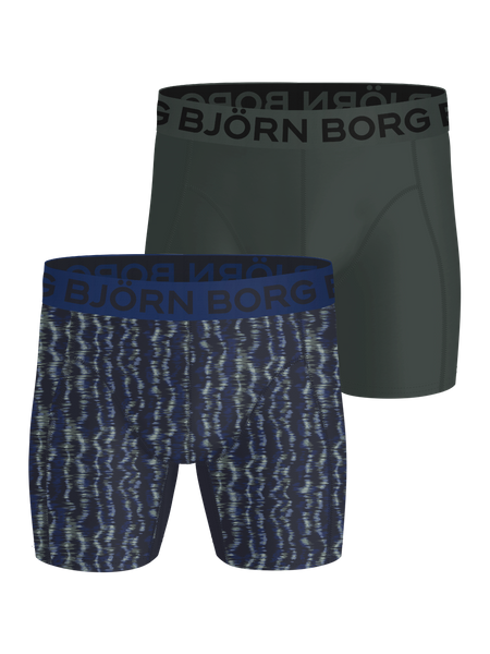 Björn Borg Sports Lightweight Boxers 2-pack Grön, 170 | Apparel & Accessories - Clothing - Underwear & Socks - Underwear | ModeLejon