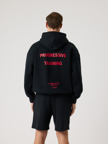 Björn Borg Borg Oversized Hoodie Svart, XXL | Apparel & Accessories - Clothing - Shirts & Tops | ModeLejon