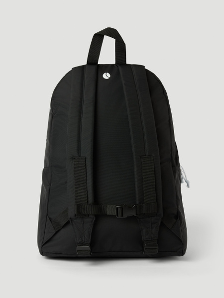 Björn Borg Logo ryggsäck 27L i återvunnen polyester – svart – baksida