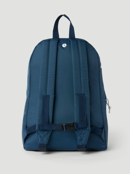 Björn Borg Logo ryggsäck 27L i återvunnen polyester – marinblå – baksida