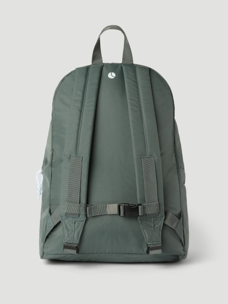 Björn Borg Logo ryggsäck 27L i återvunnen polyester – grön – baksida