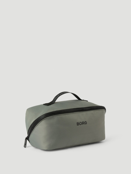 Björn Borg Classic necessär i återvunnen polyester – grön – baksida