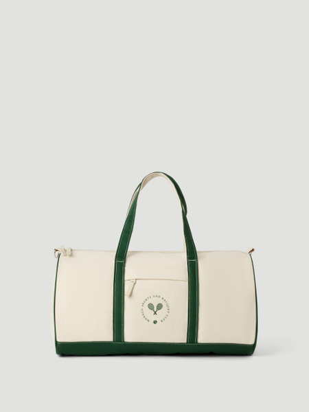 Björn Borg Ace Canvas Sports Bag 40l Vit | Luggage & Bags - Duffel Bags | ModeLejon