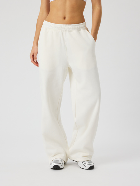 Björn Borg Studio Oversized Straight Sweatpants Vit, XXL