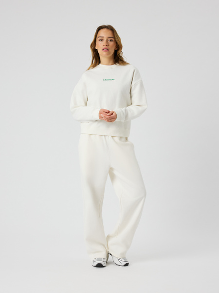 Björn Borg Studio Oversized Straight Sweatpants Vit, XXL