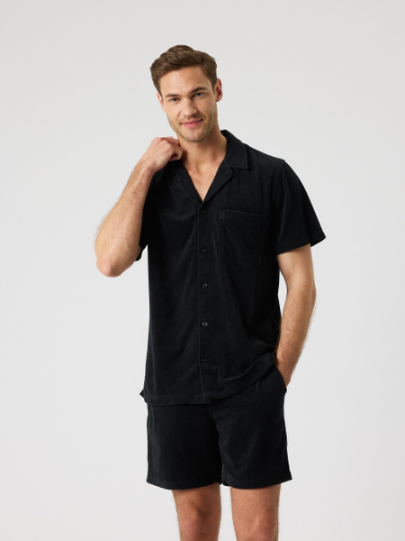 Björn Borg Borg Toweling Pool Shirt Svart, XXL | Apparel & Accessories - Clothing - Shirts & Tops | ModeLejon