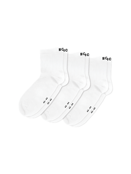 Björn Borg Sports Mid Ankle Socks 3-pack Vit, 43-46 | Apparel & Accessories - Clothing - Underwear & Socks - Socks | ModeLejon
