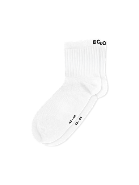 Björn Borg Sports Mid Ankle 3-pack – ankelstrumpor vit – baksida