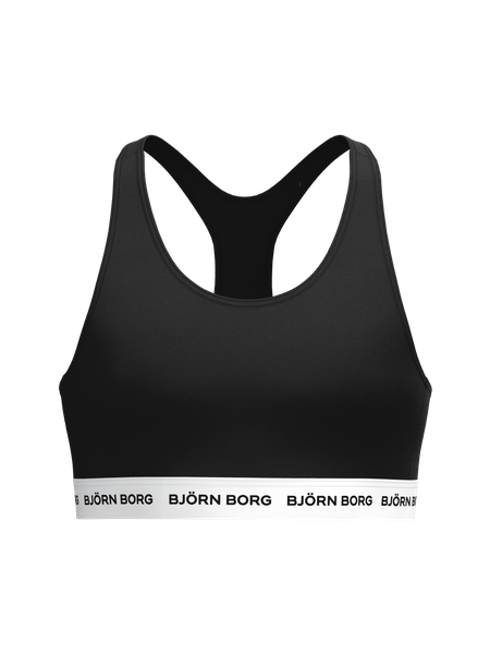 Björn Borg Cotton Stretch linne 2-pack för barn, svart – baksida