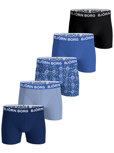 Björn Borg Cotton Stretch Boxers 5-pack Svart, XXL | Apparel & Accessories - Clothing - Underwear & Socks - Underwear | ModeLejon