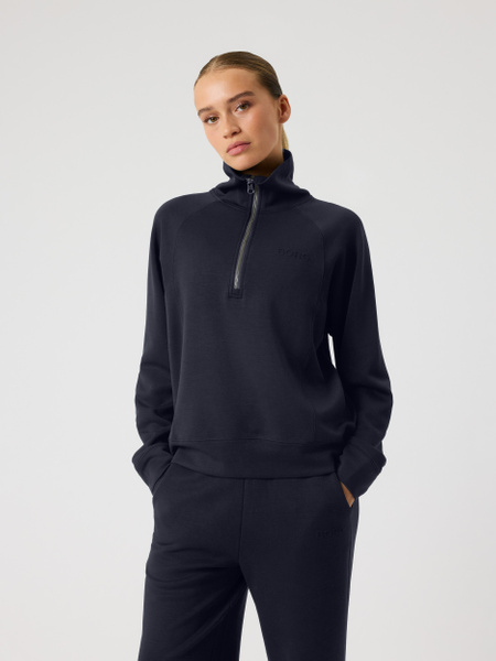 Björn Borg Studio Soft Halfzip Sweatshirt Marineblå, L
