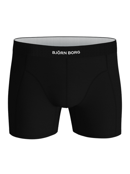 Björn Borg boxershorts i ekologisk bomull – svart 3-pack – baksida