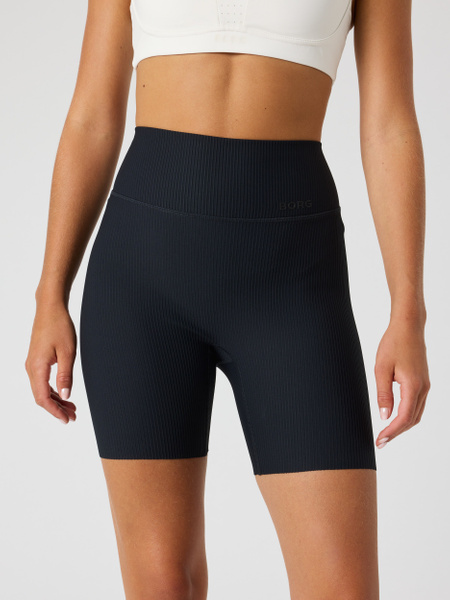 Björn Borg Studio Ribbed träningsshorts svart – baksida