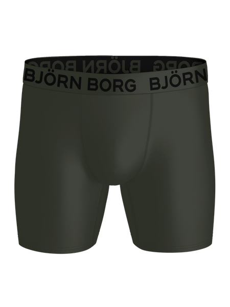 Björn Borg Sports Microfiber boxer 5-pack, svart – baksida