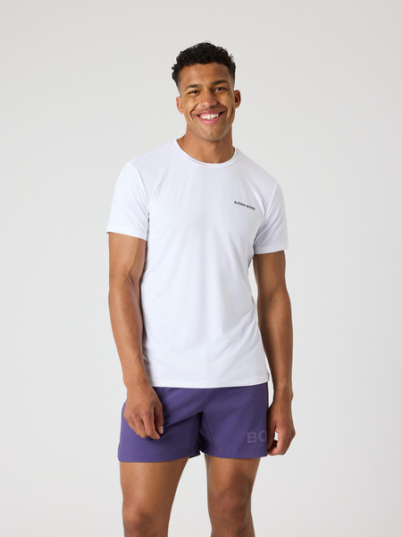 Björn Borg Borg Graphic T-shirt Vit, XXL | Apparel & Accessories - Clothing - Activewear | ModeLejon