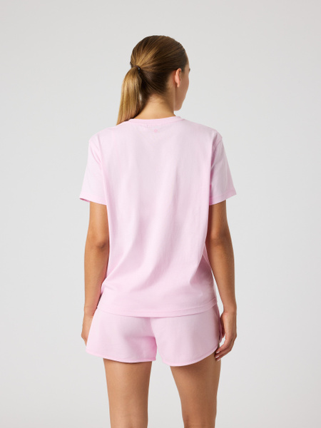 Björn Borg Cotton t-shirt i rosa för dam – baksida