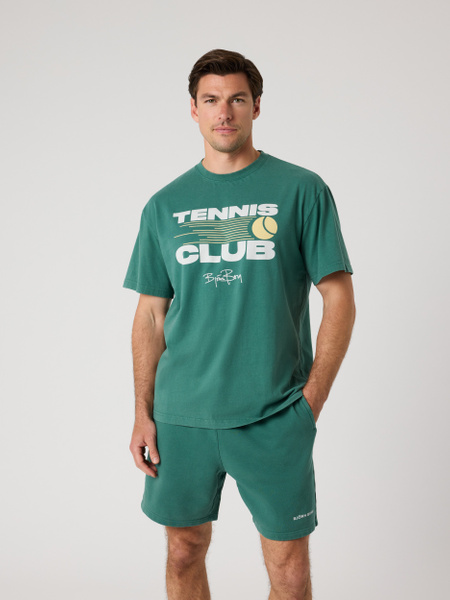 Björn Borg Borg Classic Print T-shirt Grön, XXL | Apparel & Accessories - Clothing - Shirts & Tops | ModeLejon