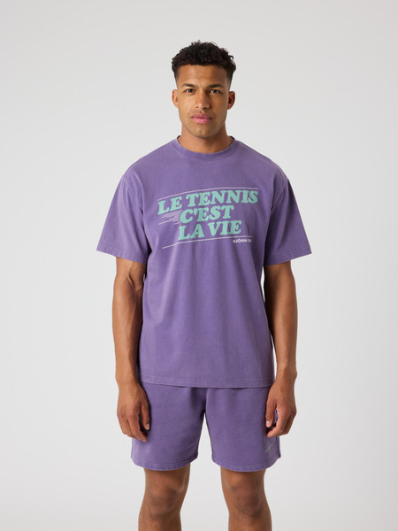 Björn Borg Borg Classic Print T-shirt Lila, XXL | Apparel & Accessories - Clothing - Shirts & Tops | ModeLejon