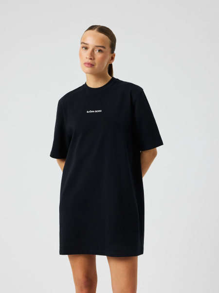 Björn Borg Studio Oversized T-shirt Dress Svart, XXL | Apparel & Accessories - Clothing - Dresses | ModeLejon