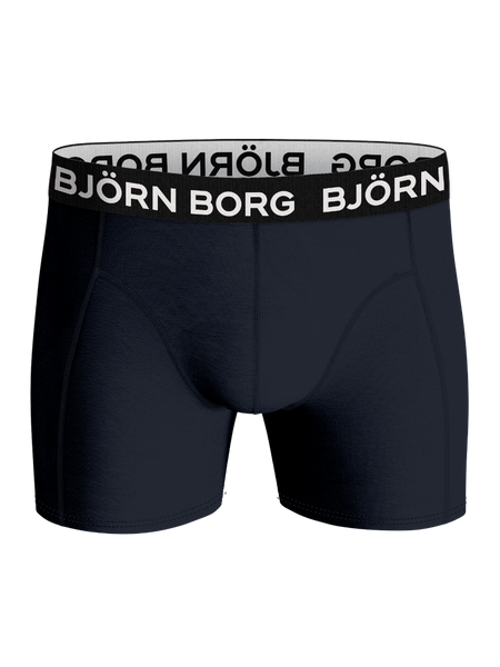 Björn Borg boxer 3-pack i bambu och bomull, blå – baksida