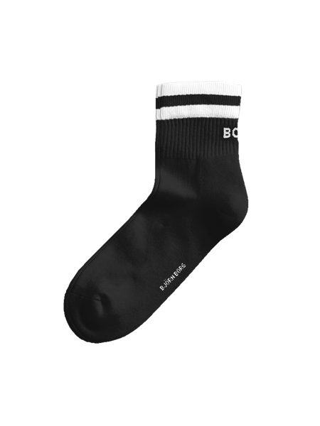 Björn Borg Classic Mid Ankle Socks 3-pack – strumpor svart – baksida