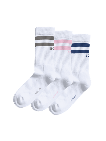 Björn Borg Classic Crew Socks 3-pack Multi, 41-45 | Apparel & Accessories - Clothing - Underwear & Socks - Socks | ModeLejon