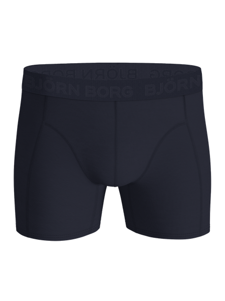 Björn Borg Cotton Stretch boxer herr 7-pack – svart – baksida